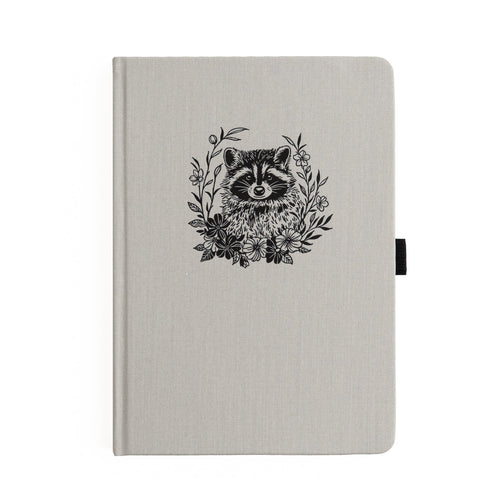 A5 Radiant Raccoon: Lined Notebook