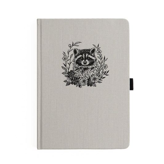 A5 Radiant Raccoon: Blank Notebook