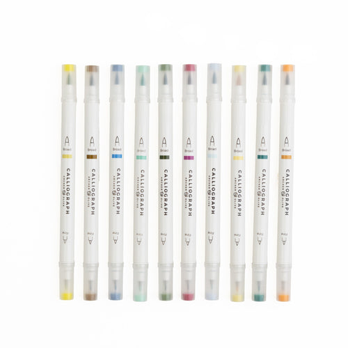 Night Blooms Calliographs (Set of 10)