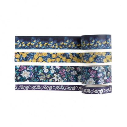 Midnight Floral Washi Tape
