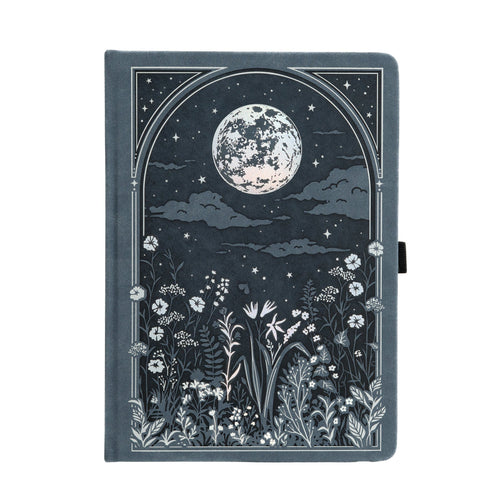 B5 Moonlit Garden: Dot Grid Notebook