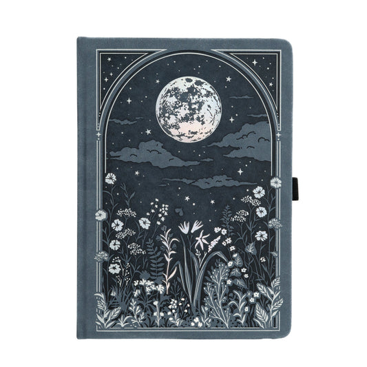 B5 Moonlit Garden: Dot Grid Notebook