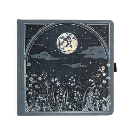 8x8 Moonlit Garden: Dot Grid Notebook