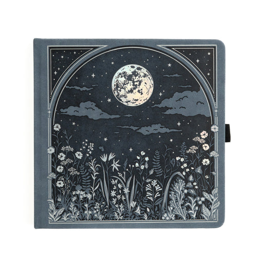 8x8 Moonlit Garden: Dot Grid Notebook
