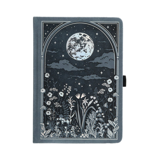 A5 Moonlit Garden: Dot Grid Notebook