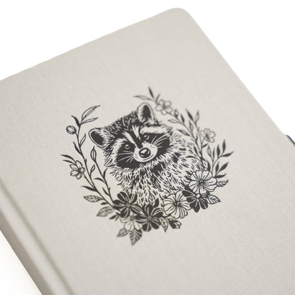 A5 Radiant Raccoon: Lined Notebook
