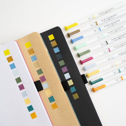 Night Blooms Acrylographs (Set of 10)