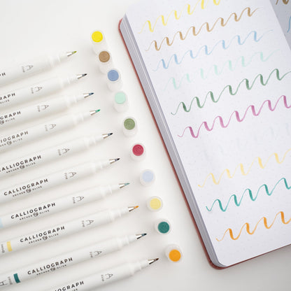 Night Blooms Calliographs (Set of 10)